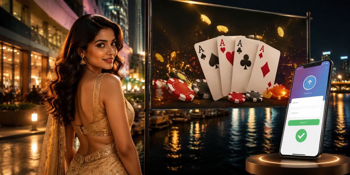 Mobile user playing Teen Patti in Delhi